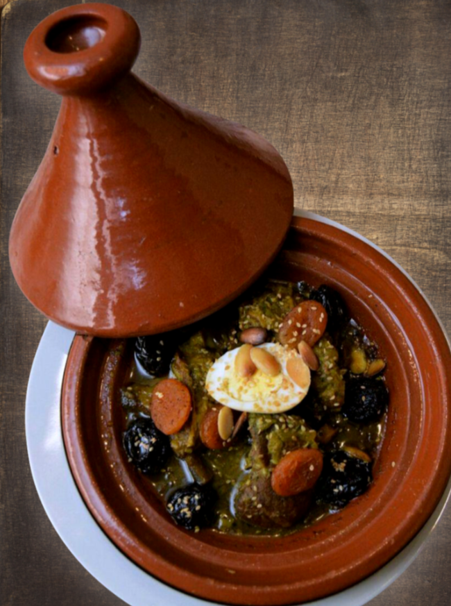 A classic Moroccan Tagine that works well as a delicious lunch, dinner or special occasion meal. This tajine is a beautiful savory and sweet combination 