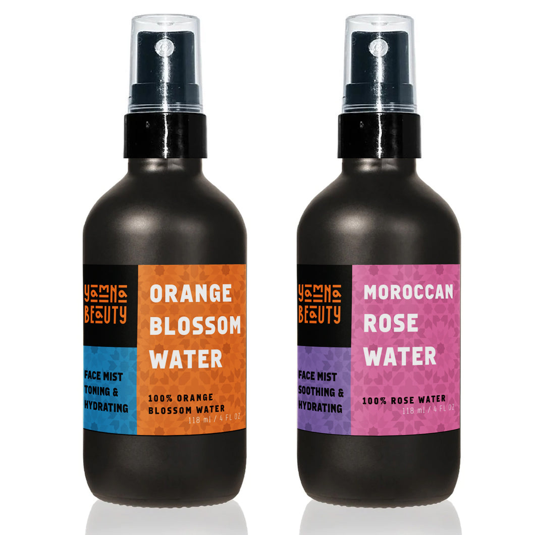 Rose water & Orange Blossom Water Gift Set